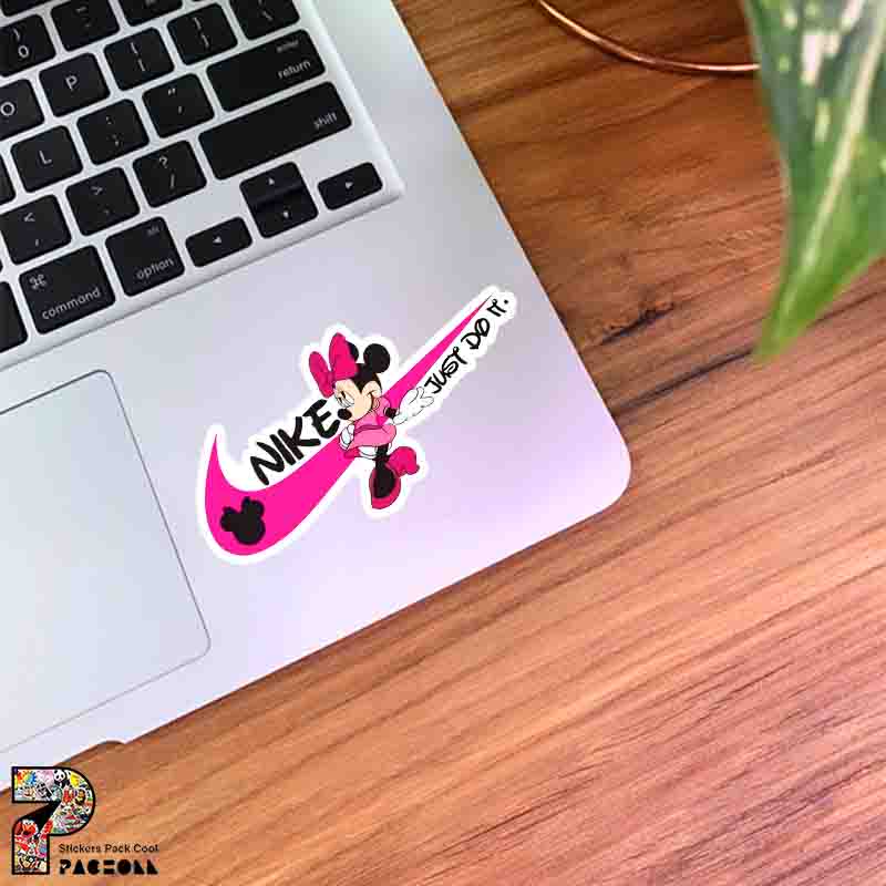 5388 K Sticker Mickey Mouse استیکر مینی ماوس نایکی صورتی