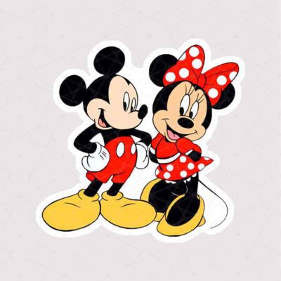 استیکر میکی و مینی موس عاشقانه