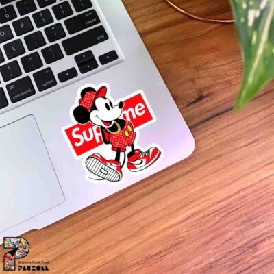استیکر میکی ماوس هیپ‌هاپ لوکس Supreme