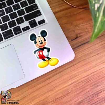 استیکر میکی موس شاد و پر انرژی
